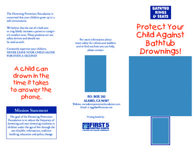 Health / Water / Drowning / Swimming / Water safety in New Zealand / Infant / Bathtub / Human development / Infancy / Babycare