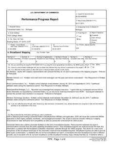 U.S. DEPARTMENT OF COMMERCE  2. Award Or Grant Number[removed]M09035