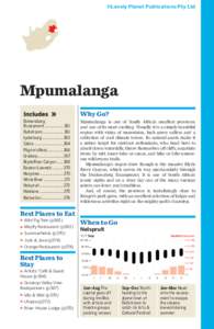 ©Lonely Planet Publications Pty Ltd  Mpumalanga Why Go? Drakensberg Escarpment .................. 361