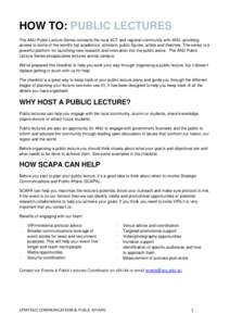 Microsoft Word - How To Public Lectures FINAL