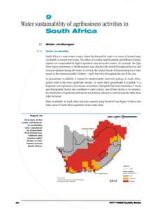 9  Water sustainability of agribusiness activities in South Africa[removed]