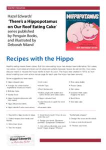 teacher resources  Hazel Edwards’ ‘There’s a Hippopotamus on Our Roof Eating Cake’