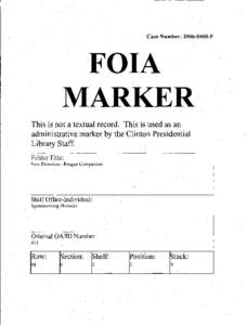 ,.----------------------------------  Case Number: [removed]F FOIA MARKER