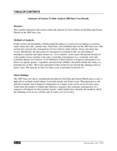 Seismic hazard / Seismic risk / Hayward Fault Zone / Earthquake / Levee breach / Risk / Sacramento–San Joaquin River Delta / Flood / Suisun Marsh / Geography of California / Actuarial science / Seismology