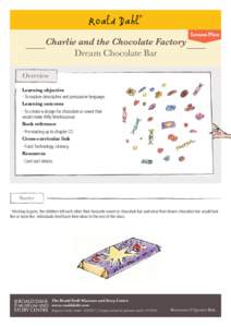 Charlie and the Chocolate Factory Dream Chocolate Bar Lesson Plan  Overview