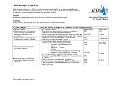 Microsoft Word - IFDS Strategic Action Plan ExCom Review June 2011