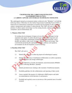 Carbon Sequestration Leadership Forum / Carbon sequestration / Carbon dioxide