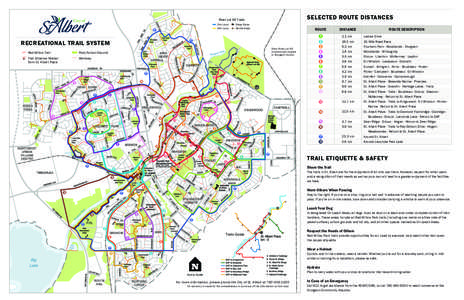 SELECTED ROUTE DISTANCES  River Lot 56 Trails 2km Loop 3km Loop