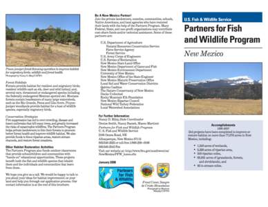 Conservation in the United States / Ducks Unlimited / Wetland conservation in the United States / Partners for Fish and Wildlife / Wetland / Riparian zone / National Wild Turkey Federation / San Luis National Wildlife Refuge Complex / Private landowner assistance program / Environment / Ecology / Water