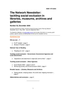 Structure / Political philosophy / Social exclusion / Social philosophy / Urban decay / Socioeconomics / Social Exclusion Task Force / National Year of Reading / Joseph Rowntree Foundation / Sociology / Development / Poverty