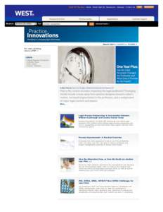 Practice Innovations - March 2010–Law Books and Legal Information–West