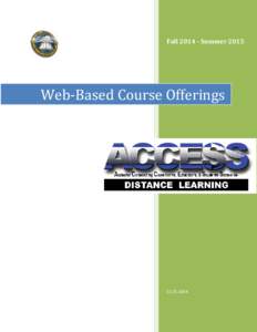 Fall[removed]Summer[removed]Web-Based Course Offerings[removed]