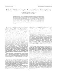 Journal of Personality and Social Psychology 2002, Vol. 83, No. 6, 1441–1455 Copyright 2002 by the American Psychological Association, Inc/$5.00 DOI: 