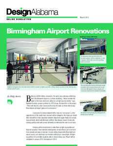 March[removed]Birmingham Airport Renovations Renderings Courtesy of KPS Group  The departure level seen here from the