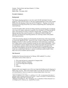 Microsoft Word - Summary report for Sirenian.doc
