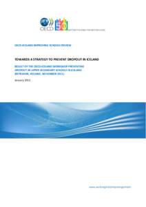 Organisation for Economic Co-operation and Development / Secondary education / Vocational education / Iceland / Programme for International Student Assessment / Education reform / Education in Jordan / Education in Portugal / Education / Youth / Education in Iceland