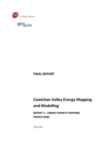 Cowichan Valley Energy Mapping and Modelling