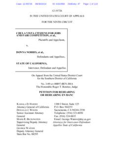 LGBT rights in California / Citizens United v. Federal Election Commission / Federal Election Commission / Doe v. Reed / First Amendment to the United States Constitution / California law / Case law / Law / Politics of the United States