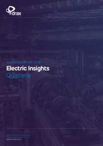 July to SeptemberElectric Insights Quarterly  Dr Iain Staffell, Professor Richard Green,