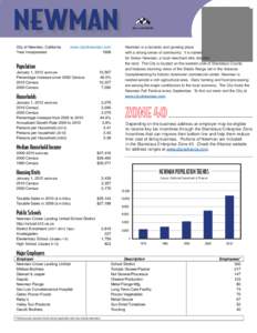 NEWMAN City of Newman, California Year Incorporated www.cityofnewman.com 1908