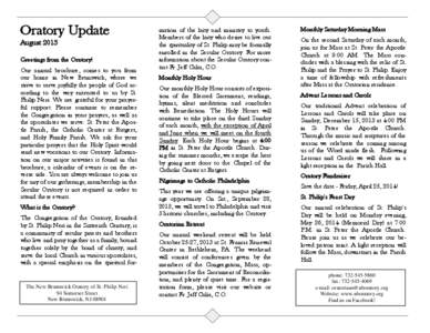 [removed]Oratory Brochure.pub