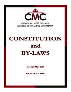 Revised May 2014 www.cmc-cvc.com CANADIAN MEAT COUNCIL[removed]Carling Avenue