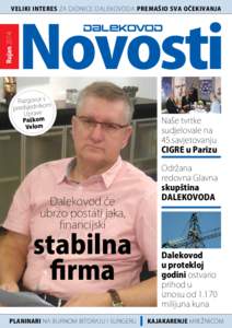 Novosti  RujanVeliki interes za dionice Dalekovoda premašio sva očekivanja