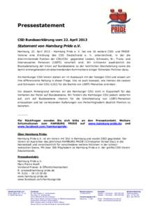 130422_HamburgPride_Statement CSD Bundeserklärung
