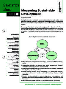 Measuring Sustainable Development September 2005 No. 10