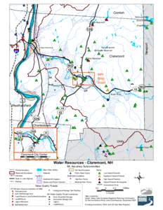 Windsor County /  Vermont / Hydraulic engineering / Sugar River / Claremont /  New Hampshire / Lake Sunapee / Mount Ascutney / Reservoir / Aquifer / Water resources / Water / Hydrology / Geography of the United States