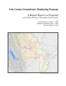 Groundwater Program Budget Proposal