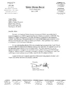 Letter from Senator Vitter