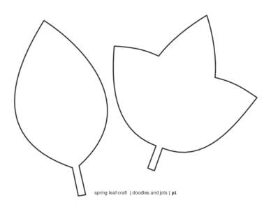 spring leaf craft | doodles and jots | p1  spring leaf craft | doodles and jots | p2 spring leaf craft | doodles and jots | p3