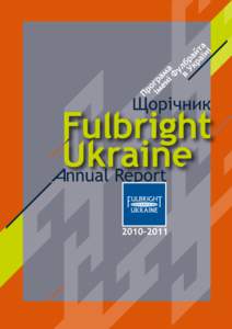 A Word of Introduction It is not possible for a report of the Fulbright Program’s activities to be restricted to only one academic year.