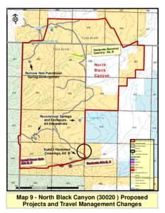 Map 9--North Black Canyon Proposed Projects