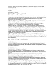 Biodiversity / Knowledge / Sustainable development / Intellectual property law / Oral tradition / Traditional knowledge / Convention on Biological Diversity / Conservation biology / Rio Declaration on Environment and Development / Commercialization of traditional medicines / Environment / Biology