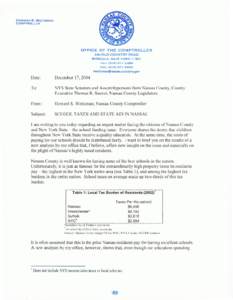 Geography of the United States / Thomas Suozzi / Nassau County /  Florida / New York metropolitan area / Income tax in the United States / Tax / Ed Mangano / North Shore Towers / New York / Long Island / Nassau County /  New York