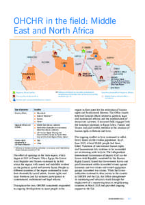 OHCHR in the field: Middle East and North Africa Type of presence  Location