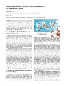 Cumbre Vieja Volcano -- Potential collapse and tsunami at La Palma, Canary Islands Steven N. Ward