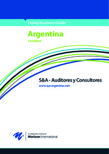 Doing Business Guide  Argentina 1st Edition  S&A - Auditores y Consultores