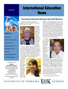 International Education News October[removed]International Education Welcomes New Staff Members