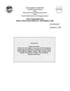 Millennium Development Goals / Aid effectiveness / Aid / International development / Poverty reduction / Capacity building / Developed country / World Bank / Monterrey Consensus / Development / Economics / International economics