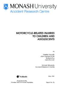 MOTORCYCLE-RELATED INJURIES TO CHILDREN AND ADOLESCENTS by