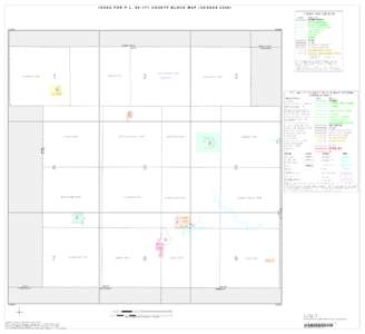 INDEX FOR P.L[removed]COUNTY BLOCK MAP (CENSUS[removed]INDEX MAP LEGEND SYMBOL NAME STYLE