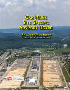 Oak Ridge Site Specific Advisory Board FY 2014 Annual Report October[removed]September 2014