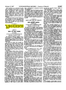 October 6, 1987  CONGRESSIONAL RECORD — Extensions of Remarks E 3847