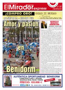 www.elmiradorbenidorm.com  Amor y pasión en  Benidorm