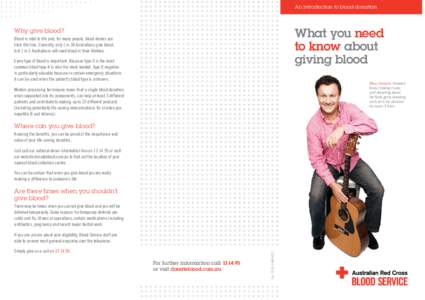 An introduction to blood donation  What you need to know about giving blood