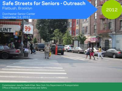 Refuge island / Flatbush /  Brooklyn / Parkside Avenue / Brooklyn / Pedestrian crossing / Nostrand Avenue / Transport / Land transport / Road transport