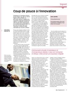 Signet  Coup de pouce à l’innovation Entrepreneurs et innovateurs africains peuvent déposer leurs idées sur Venture Capital for Africa (VC4A), une